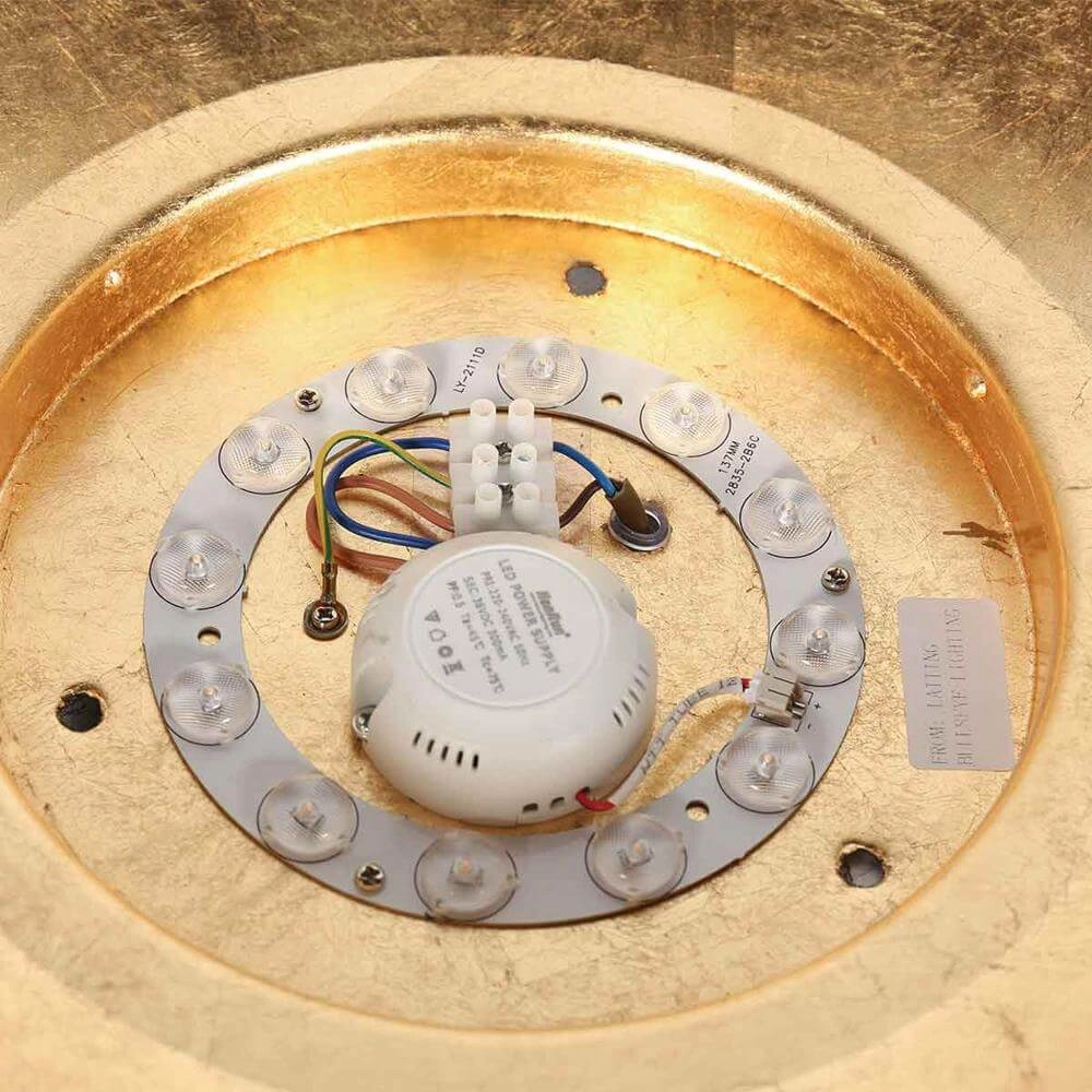 Plafonnier Walcie noir avec or Steinhauer 8712746176520