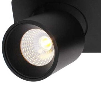 Spot LED double Laguna 2 lumières noir Artdelight 8719831734184