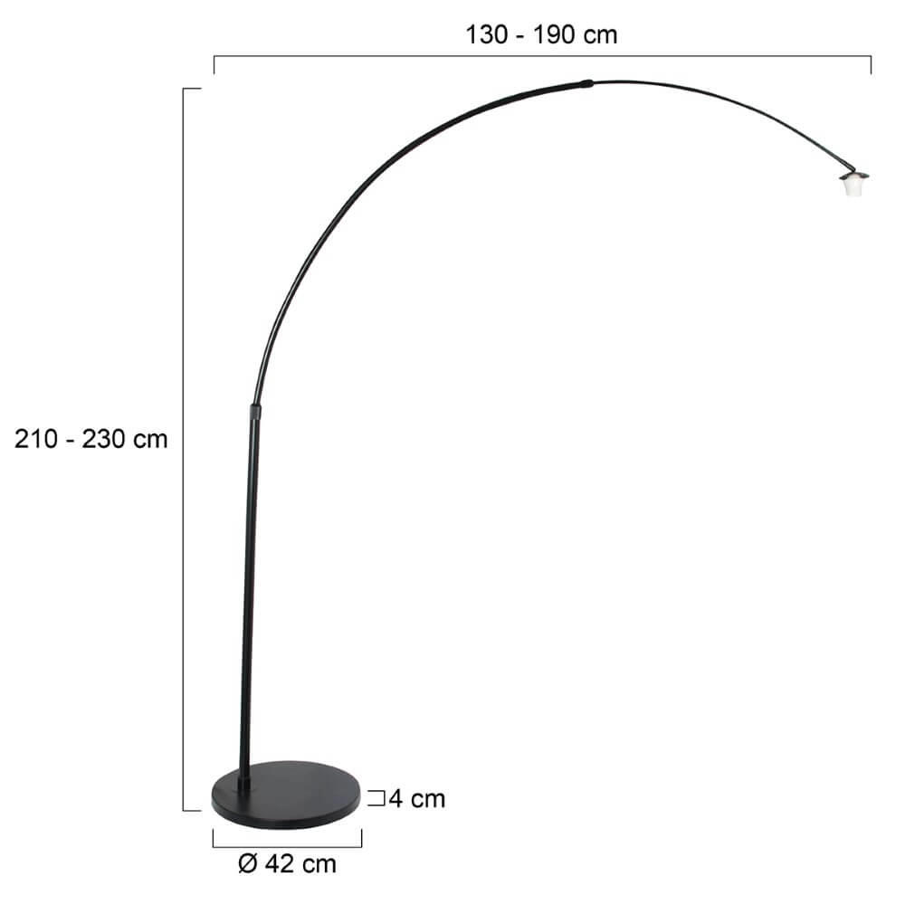 Lampe à arc en rotin Sparkled Steinhauer 8712746152944