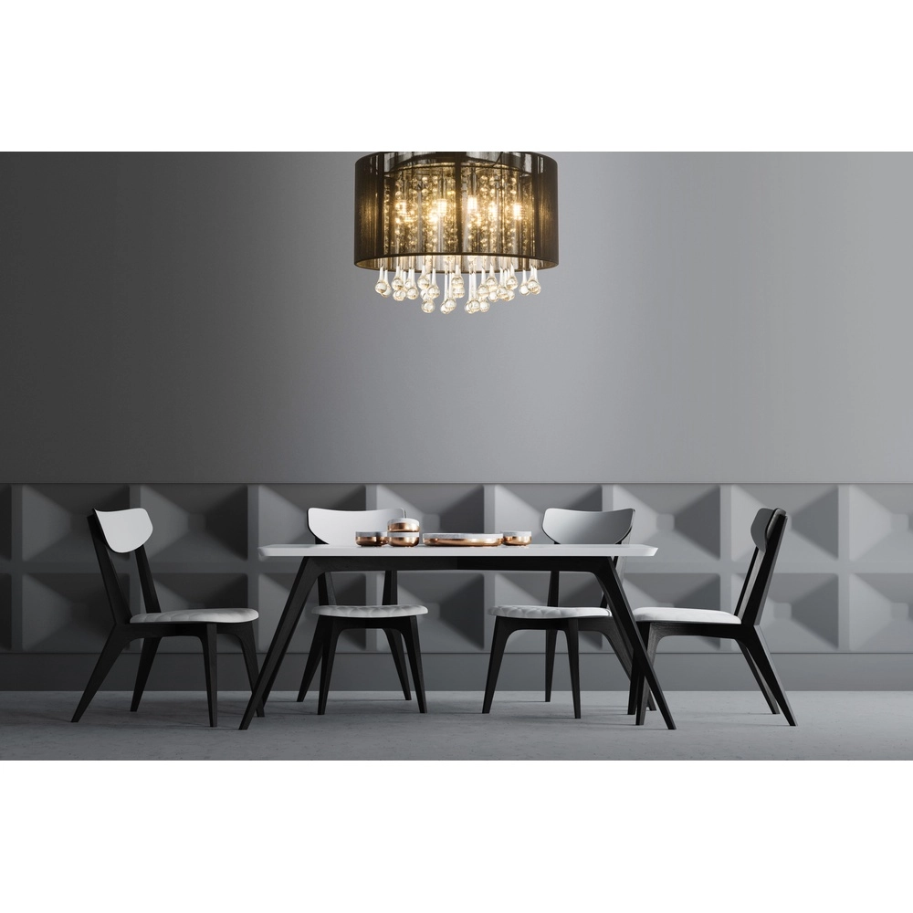 Lampe de plafond Bagana lustre avec teint noir Globo 9007371367252