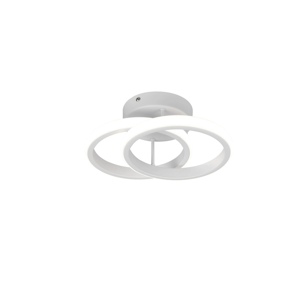 Plafonnier blanc Kasia  Conception ronde