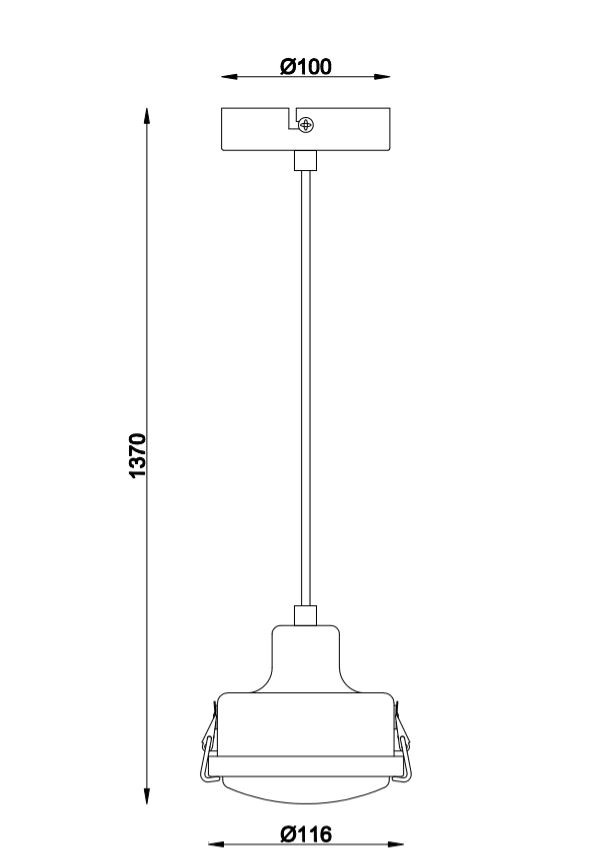 Lampe à suspension Satellite Nostalgique KS 8714732685207