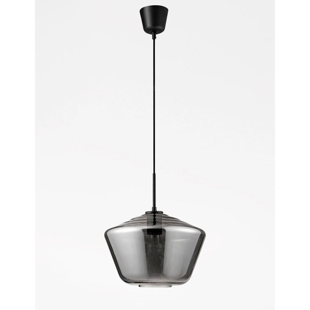 Suspension Veiro verre chromé Ø 30 x 22cm Lyora 5212017421302