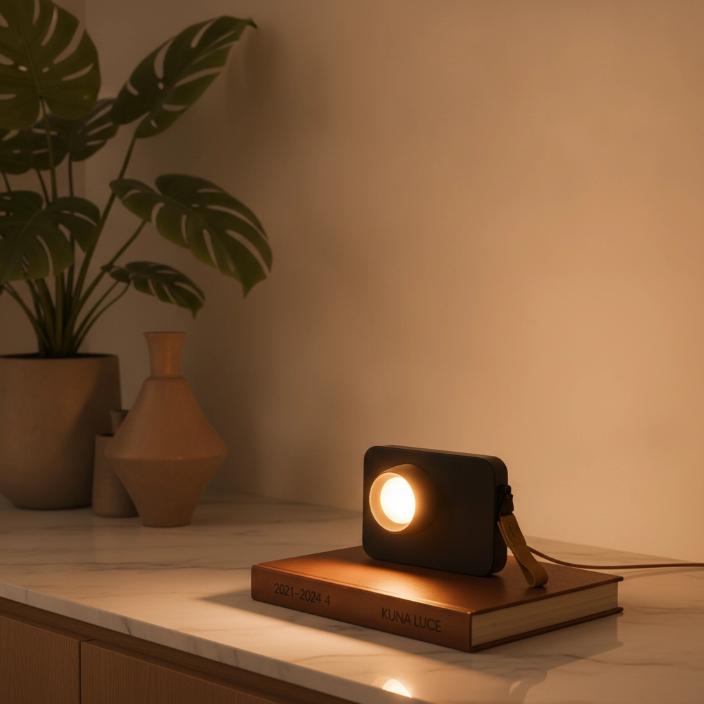 Lampe de table rechargeable Kedros noir
