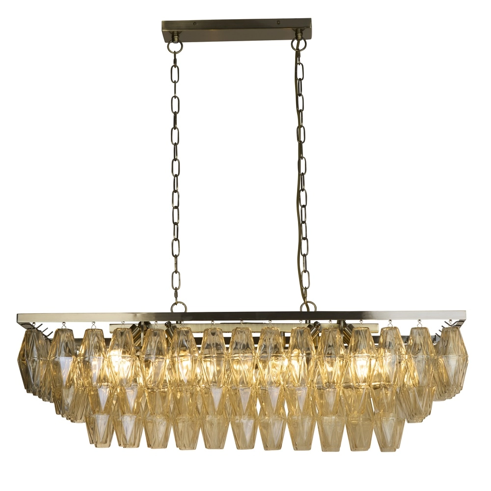 Lampe suspendue Alba Laiton ancien