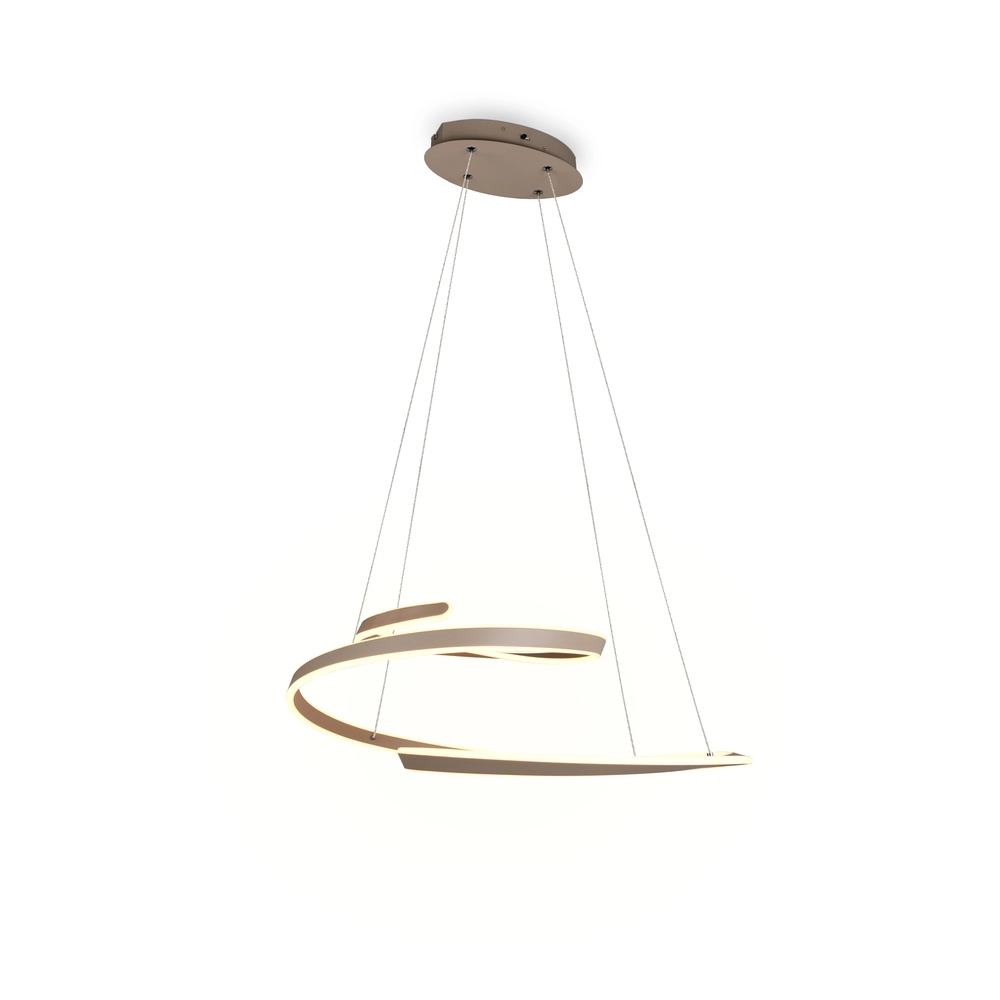 Lampe pendante moderne Arlington brun sable