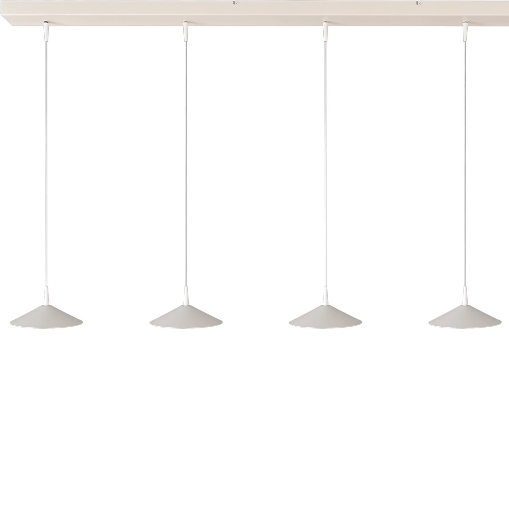 Lampe suspendue à 5 lumières Ceppo blanc Ø 18cm Masterlight 8718121352015