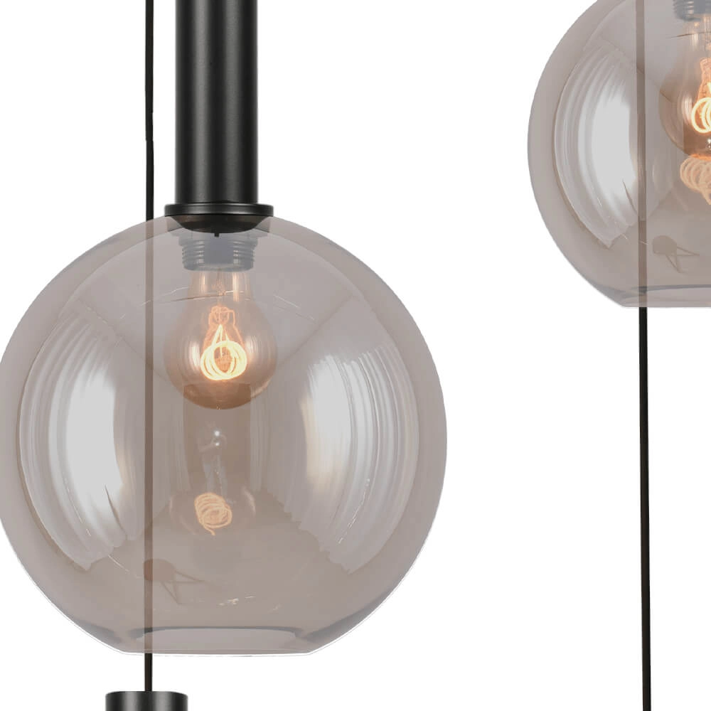 Lampe suspendue Vide Bella 2 avec lentilles fumées et GU10 Masterlight 8718121340852