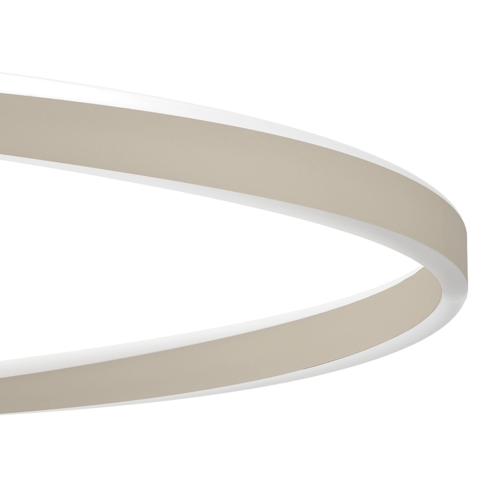 Lampe pendante de conception Camerota Ovale brun sable Eglo 9008606391370