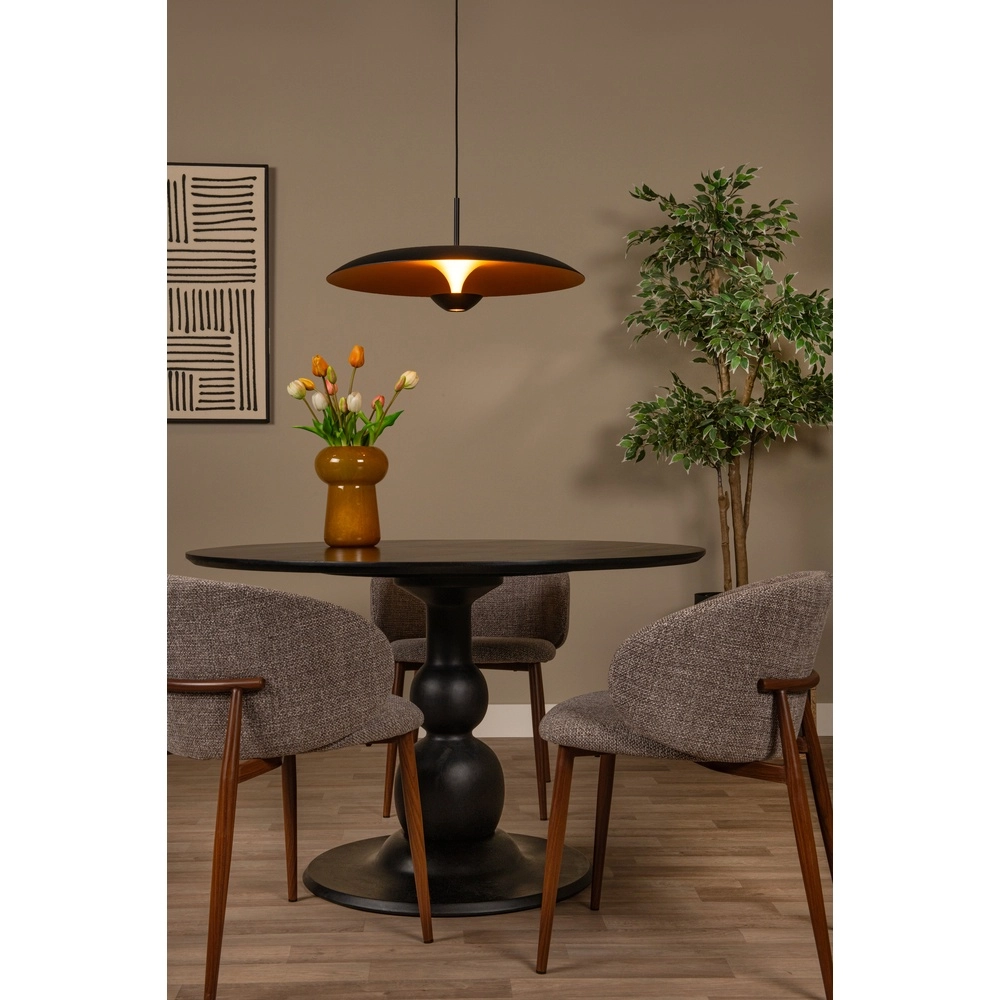 Lampe pendante de conception Kenneth noir Ø 60 cm Premium by Lucide 5411212410443
