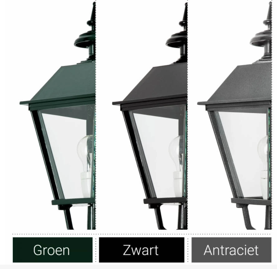 Applique carrée Mijdrecht XXL noir KS 8714732136242