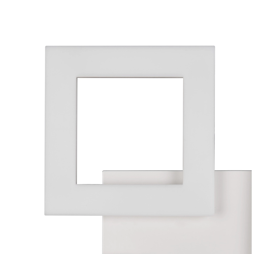Lampe de plafond à design Cemi Carré blanc Trio 4017807704327