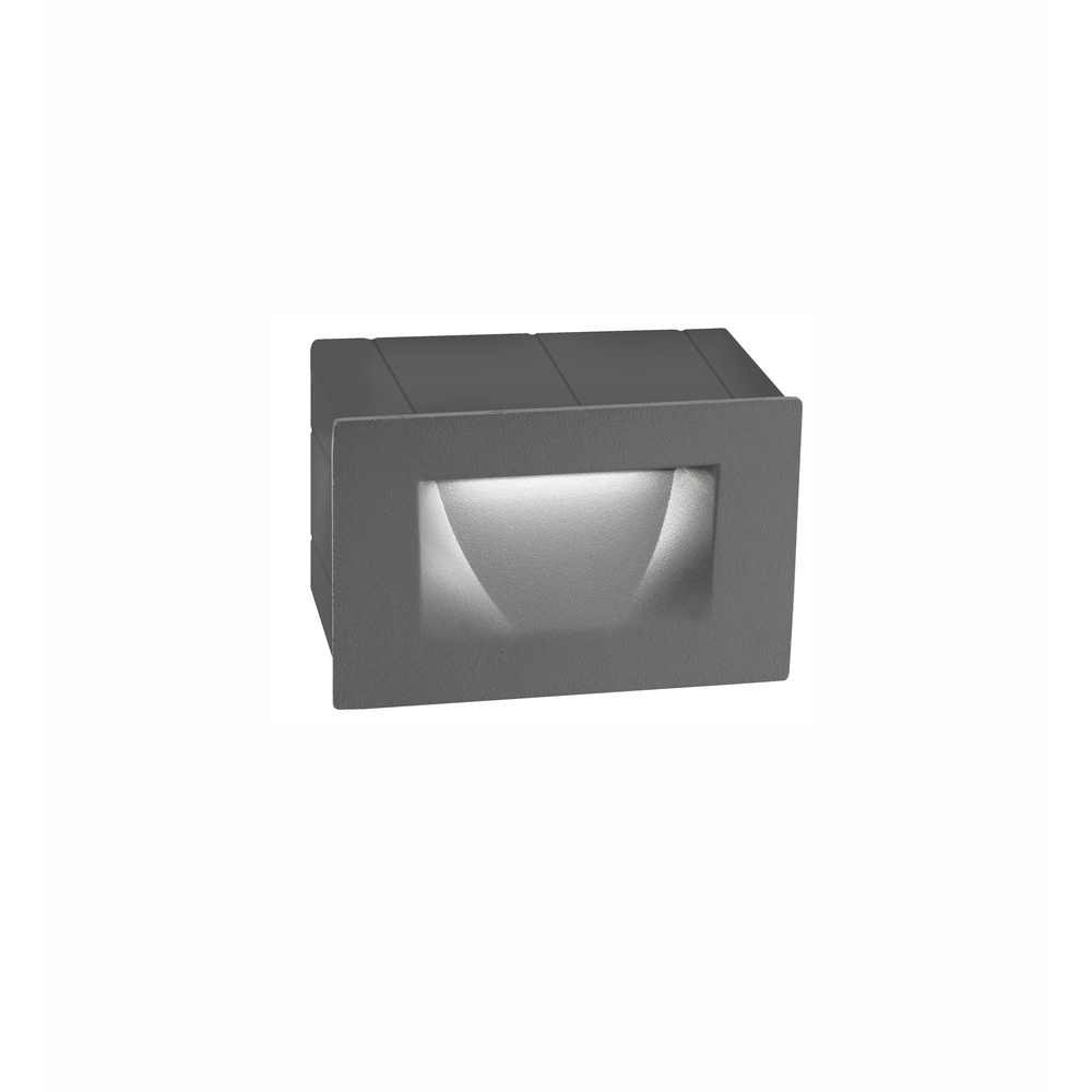 Lumière encastrée Krypton gris 11cm Lumière encastrée Krypton gris 11cm