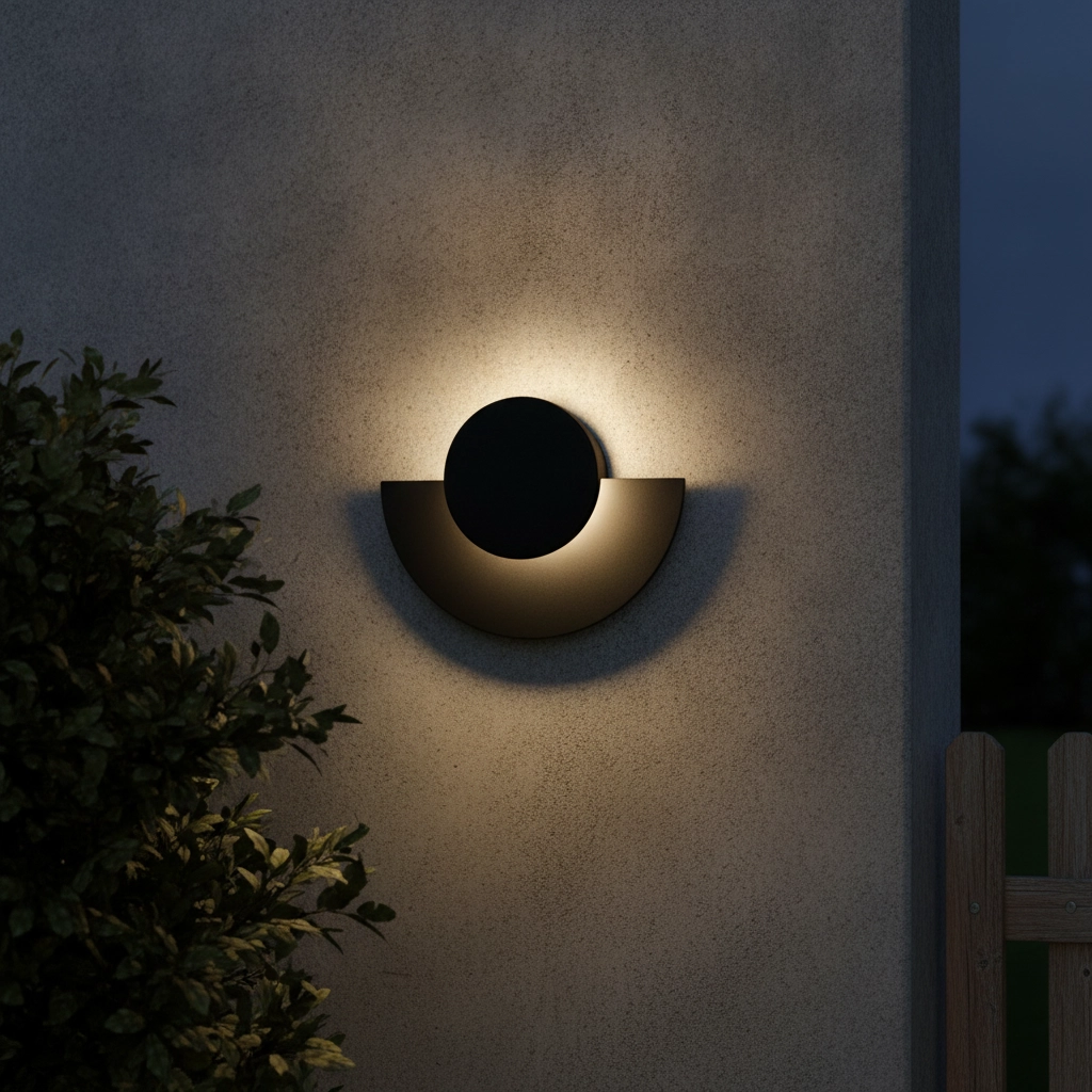 Lampe murale moderne Gloo noir - 2700K