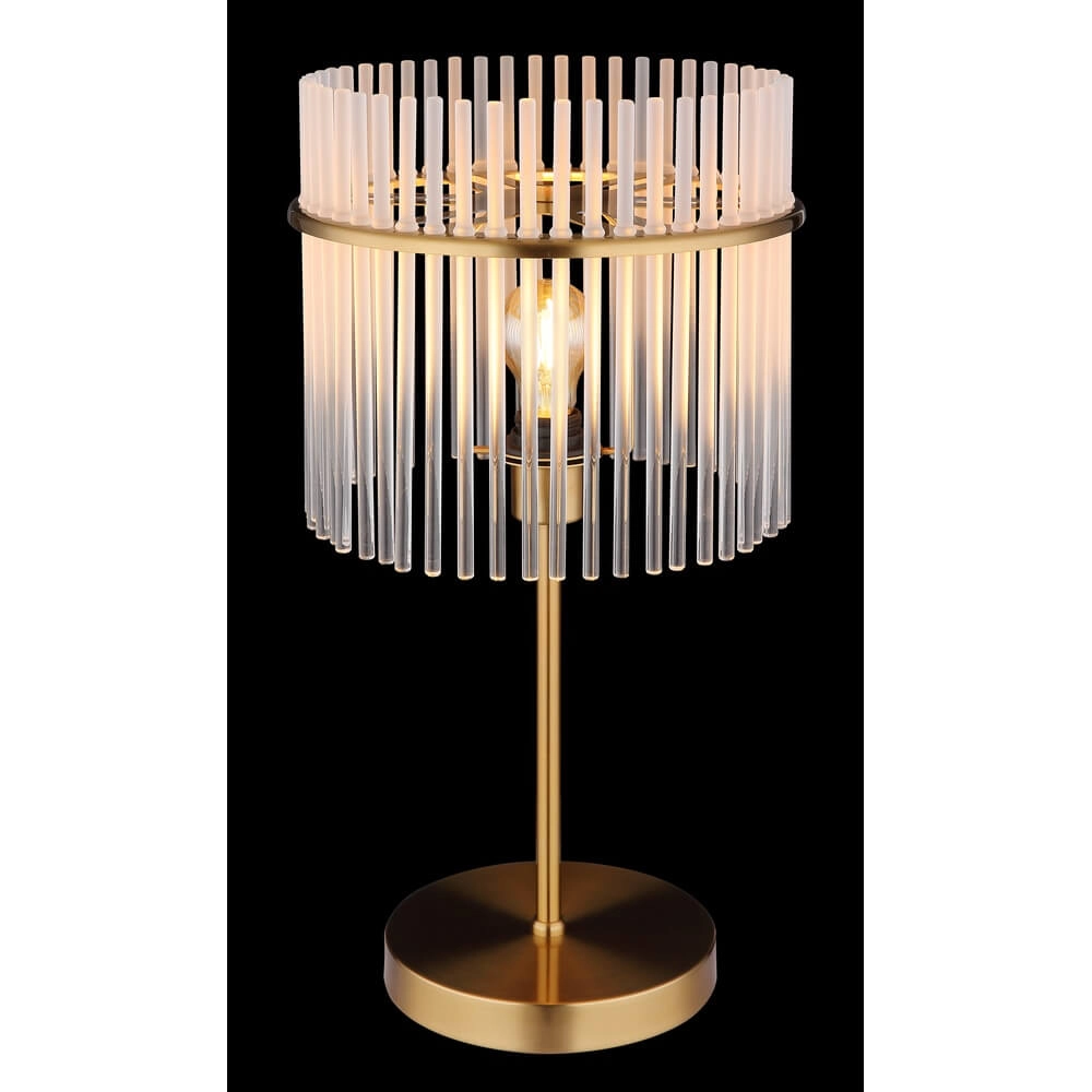 Lampe de table dorée Gorley avec verre Ø 30cm Globo 9007371475018