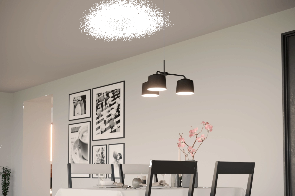 Lampe suspendue de table à manger moderne Caguanes Eglo 9008606243969