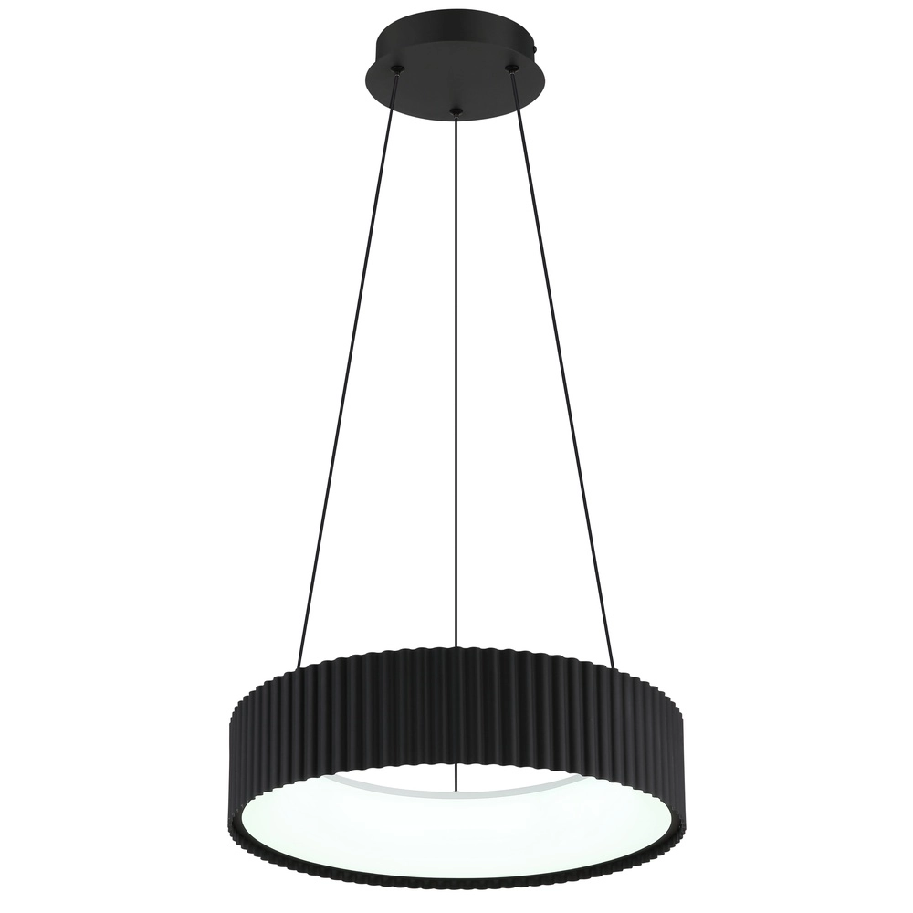 Lampe pendante de conception Kemp noir Ø 46cm Globo 9007371569274