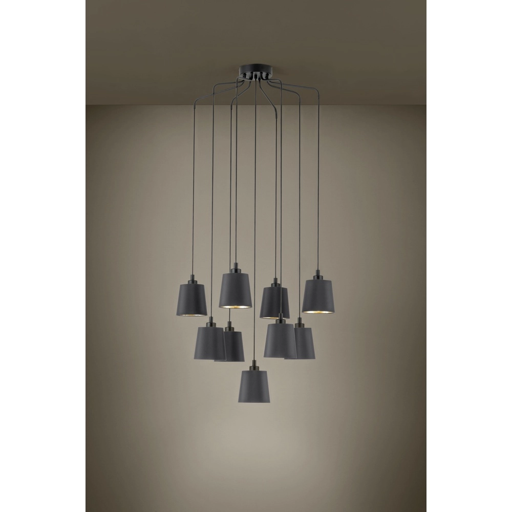 Lampe pendante de conception Bernabetta Noir Eglo 9002759397395