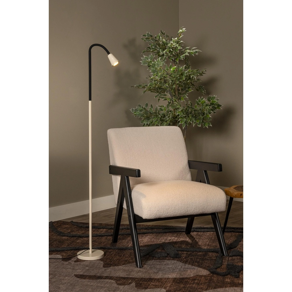 Lampe de lecture Jasper brun sable Lucide 5411212650320