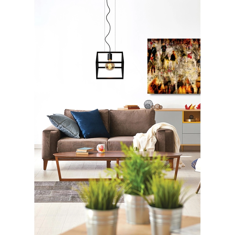 Lampe pendante moderne Fabian Noir Lucide 5411212010797