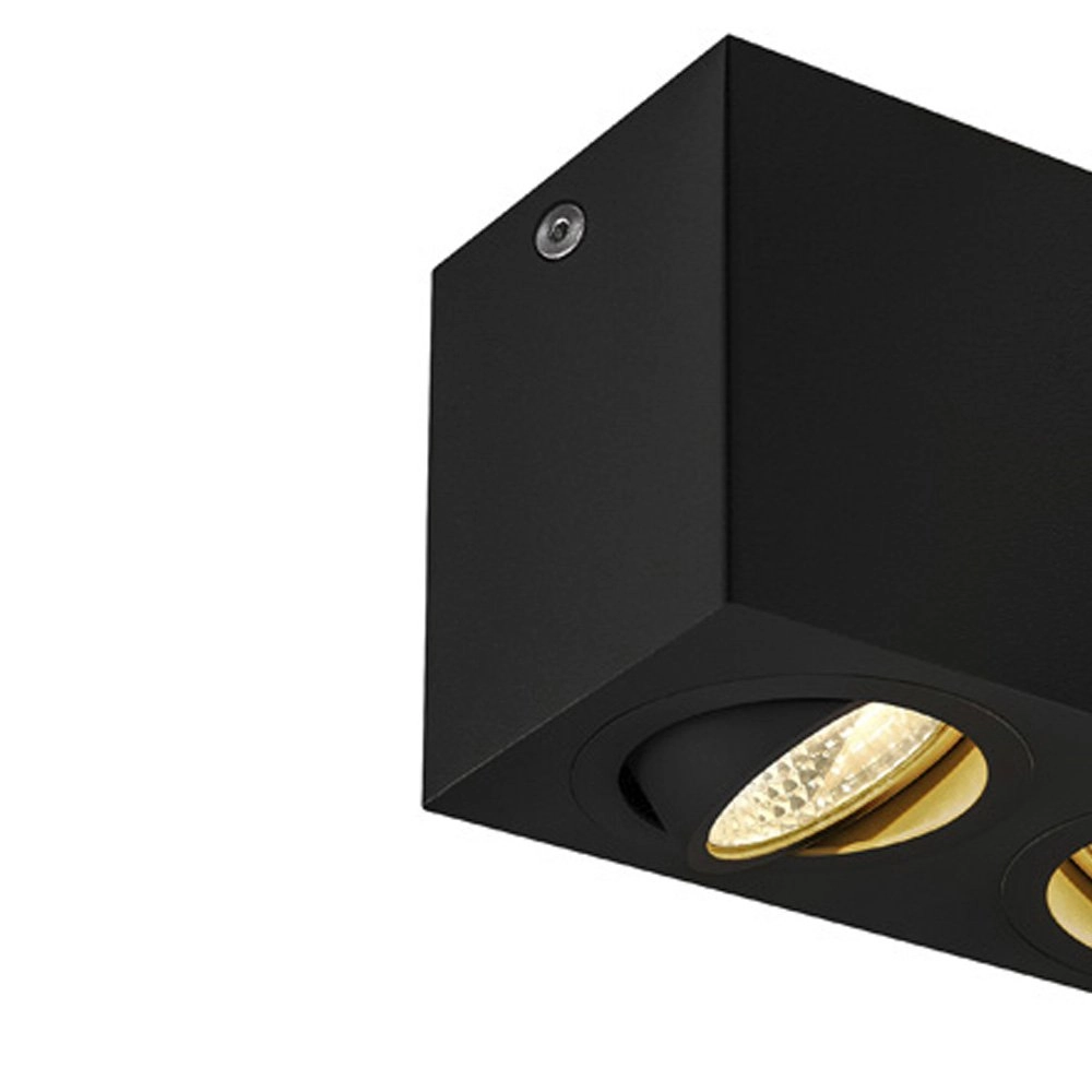 Lampe de plafond Triledo 2 lumières 16cm 3000K noir SLV 4024163222242