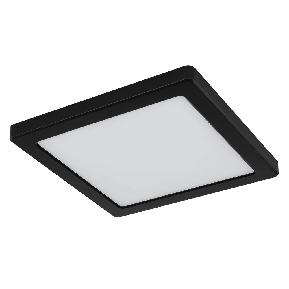 Conception de plafonds Lasse Carré noir 21,7 cm Globo 9007371430901