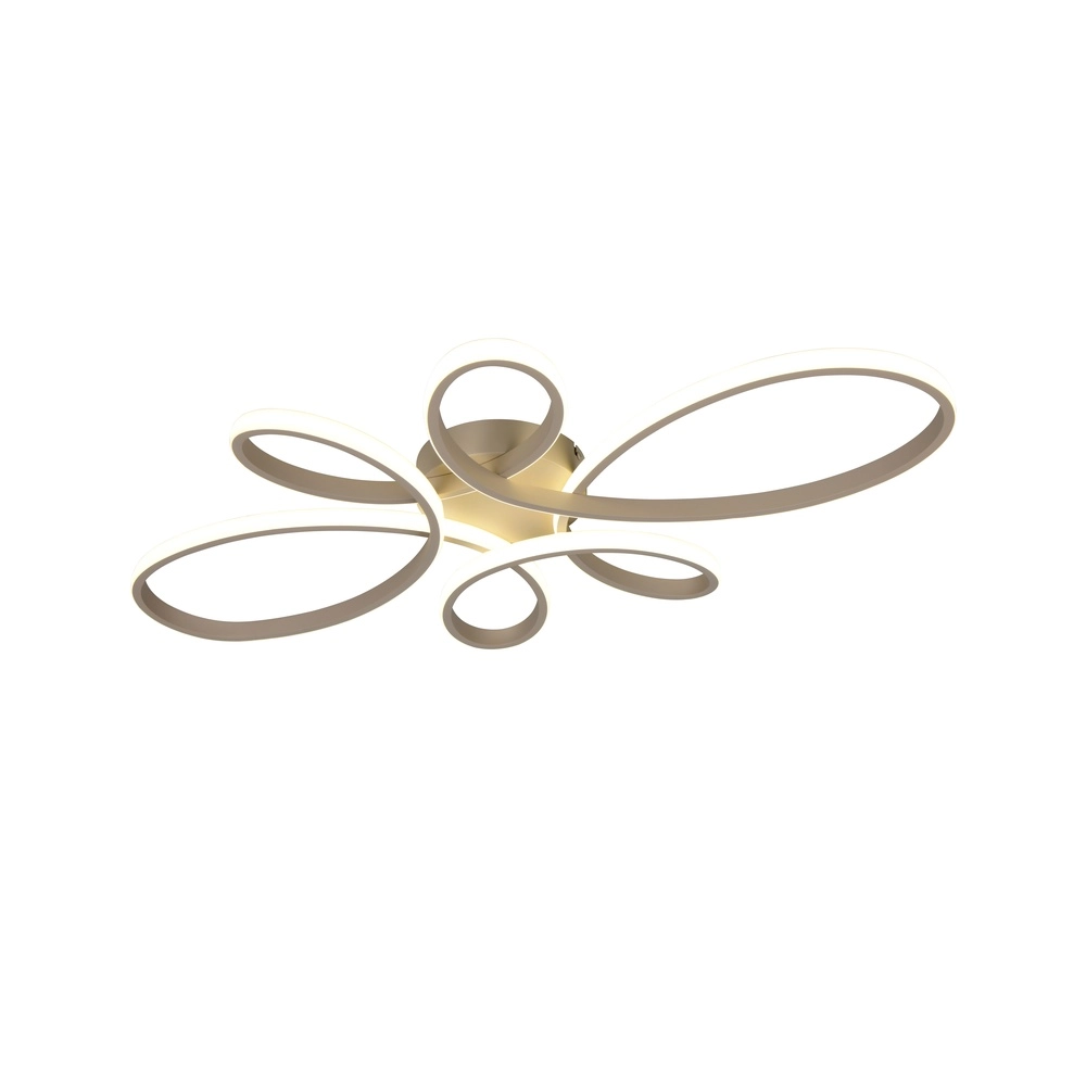 Lampe de plafond Fly brun sable