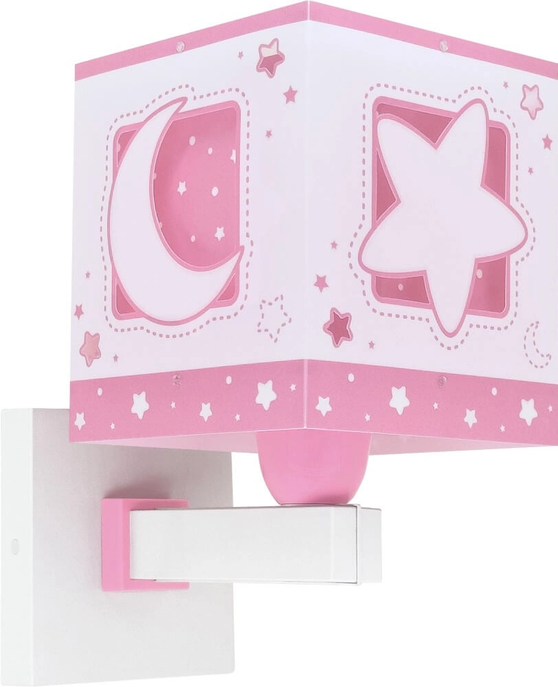 Applique rose Moonlight pour chambre d'enfant Dalber 8420406001920