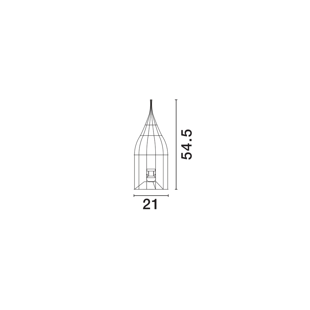 Lampadaire bohème Naos rotin 54,5H noir Lyora 5212017477576