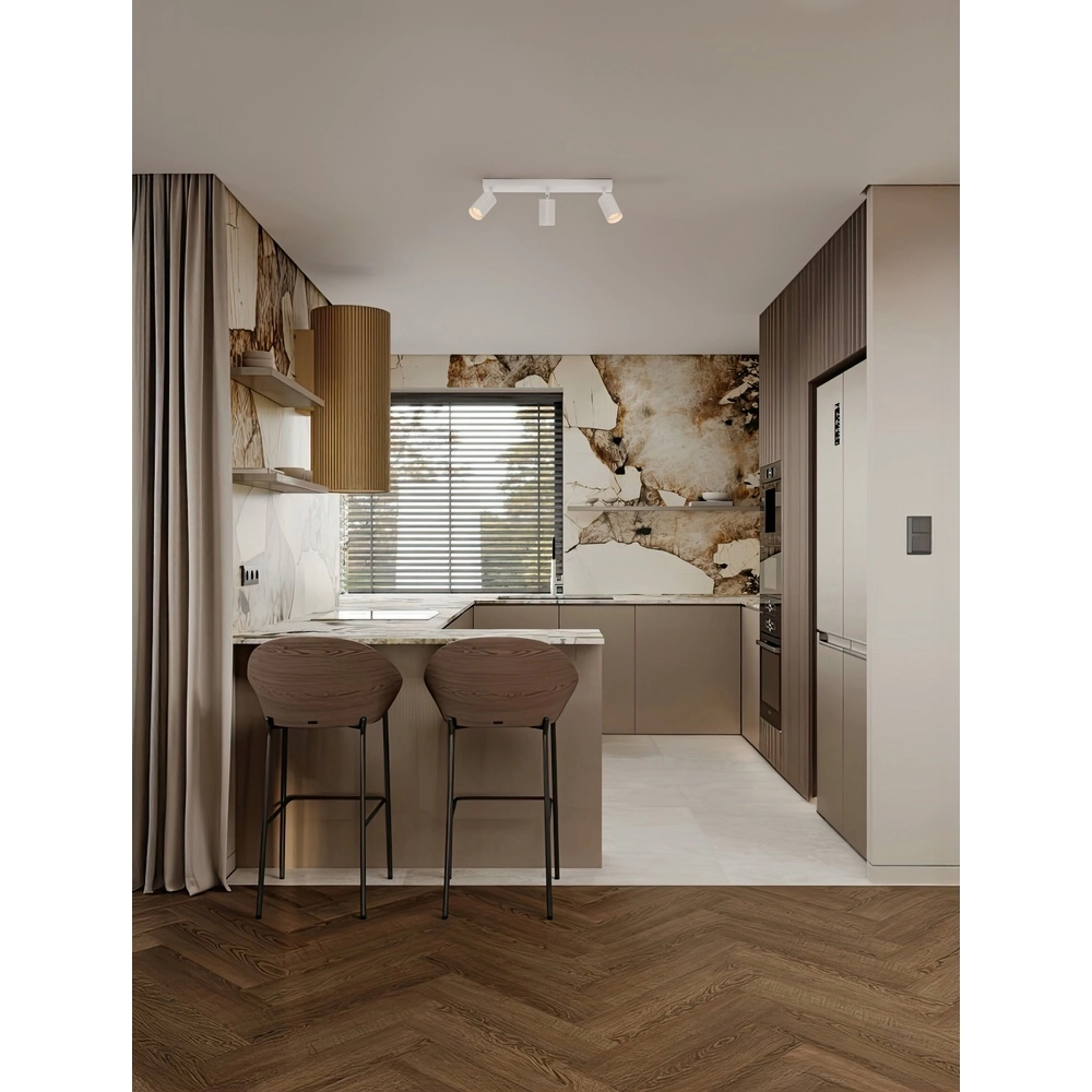 Spot de plafond Reig 3 lumières blanc Lyora 5212017477965