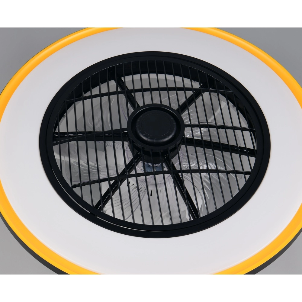 Ventilateur de plafond Varpula noir avec or Trio 4017807688597