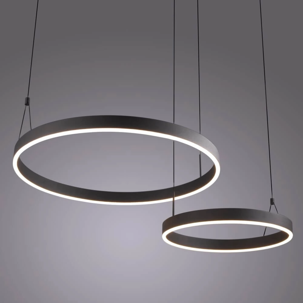 Lampe suspendue design Esko noir Paul Neuhaus 4012248384565