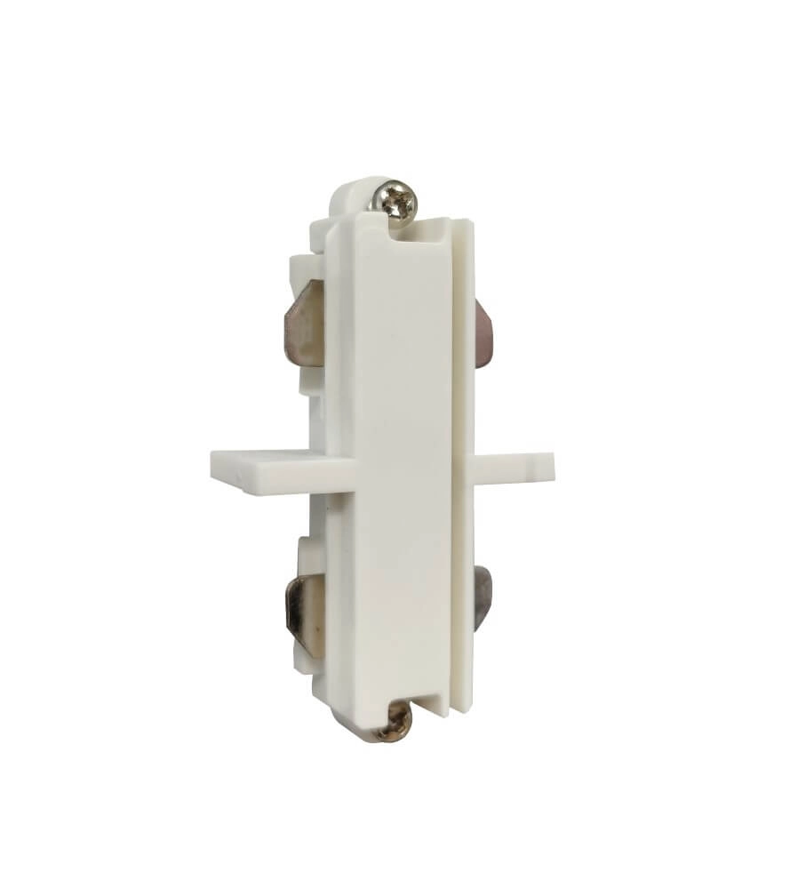 1 phase Track connector blanc