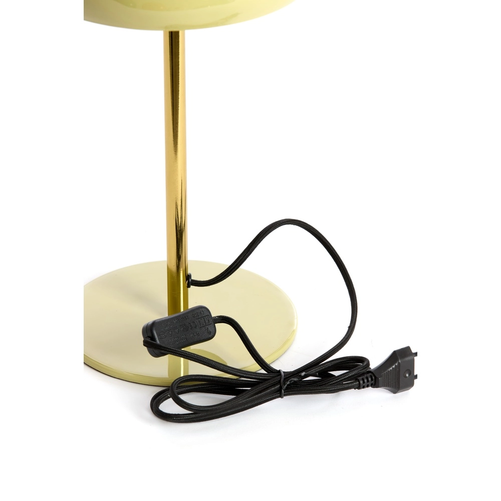 Lampe de table Surin Ø 23cm - vert clair brillant avec or Light & Living 8717807743468