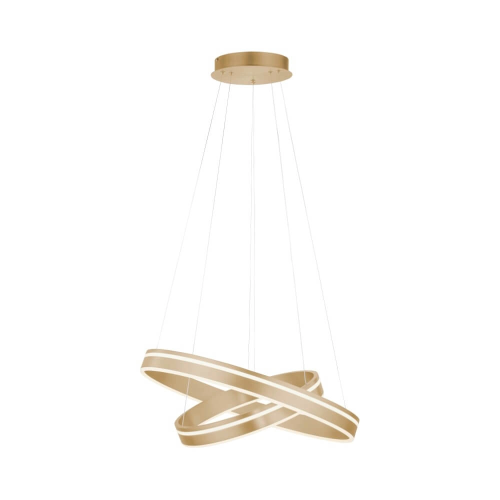 Lampe suspendue Q-Vito Ø 59cm en laiton Lampe suspendue Q-Vito Ø 59cm en laiton