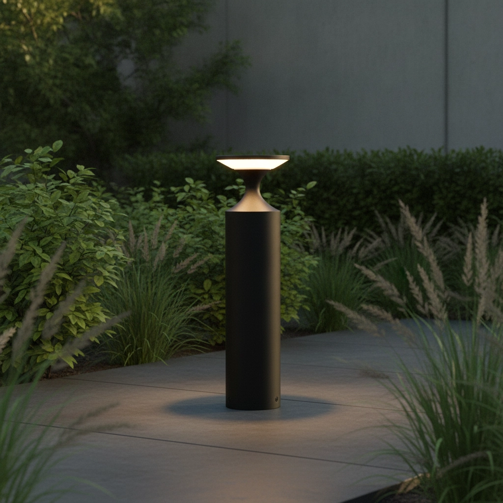 Lampe design noire Pistillo 50cm