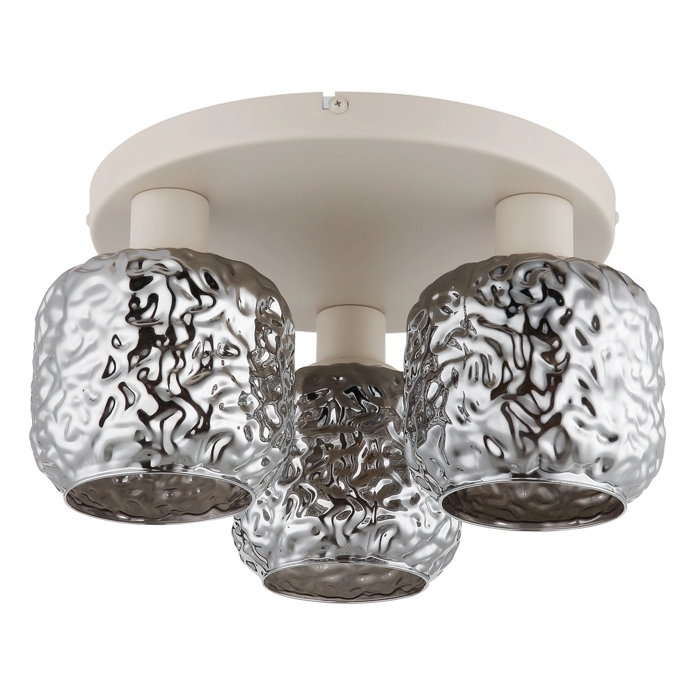 Lampe de plafond Antonio Brun sable clair à 3 Globo 9007371575725