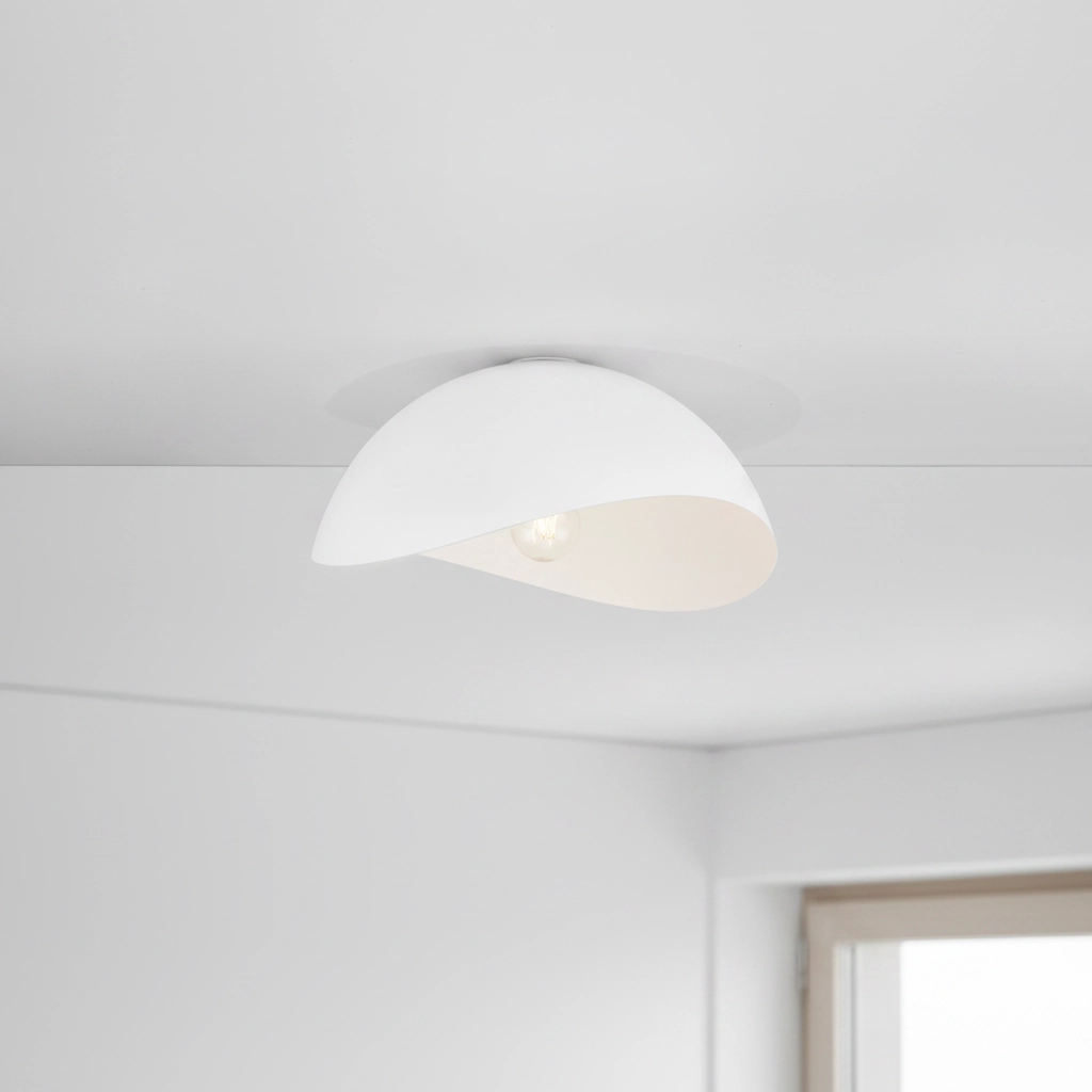 Plafonnier Opsi blanc Ø 40cm
