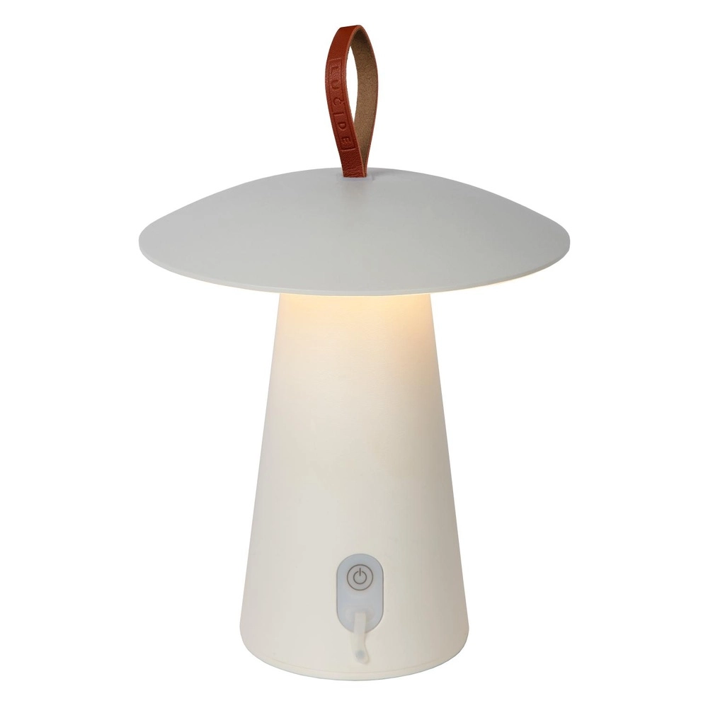 Lampe de table blanche La Donna Rechargeable Lucide 5411212271778