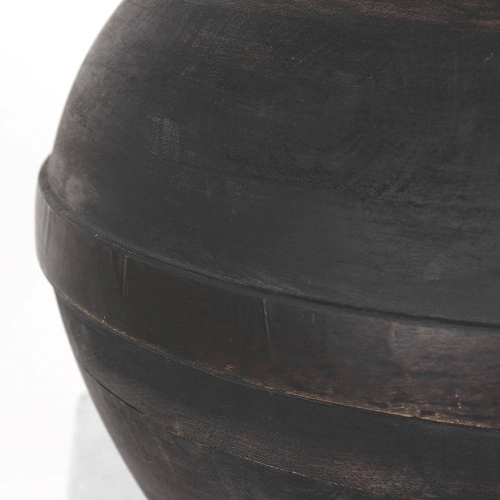 Lampe de table Lyons noir avec abat-jour paille 56cm Steinhauer 8712746172454