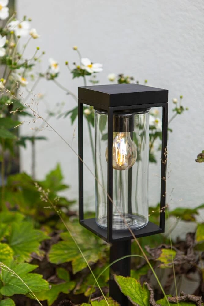 Lampe de jardin sur pied Flair solaire noir Lutec 6939412070766
