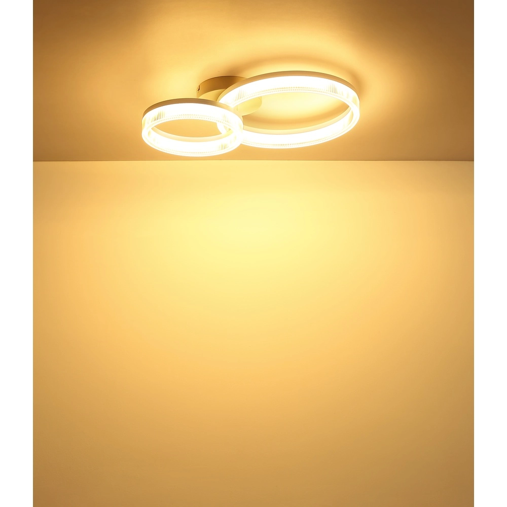 Plafonnier moderne Zara brun sable Globo 9007371573066