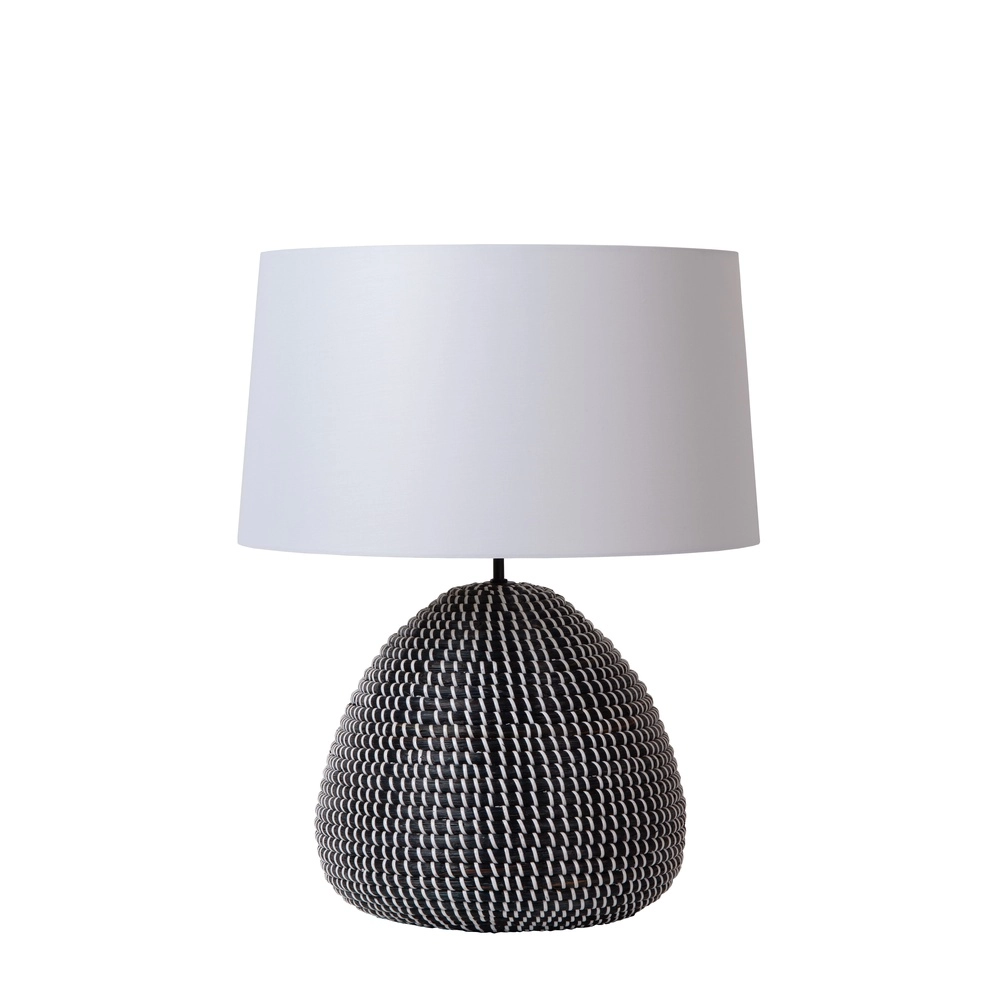 Lampe de table en herbe marine Maduka Ø 45cm - noir avec teinte blanche Premium by Lucide 5411212106070