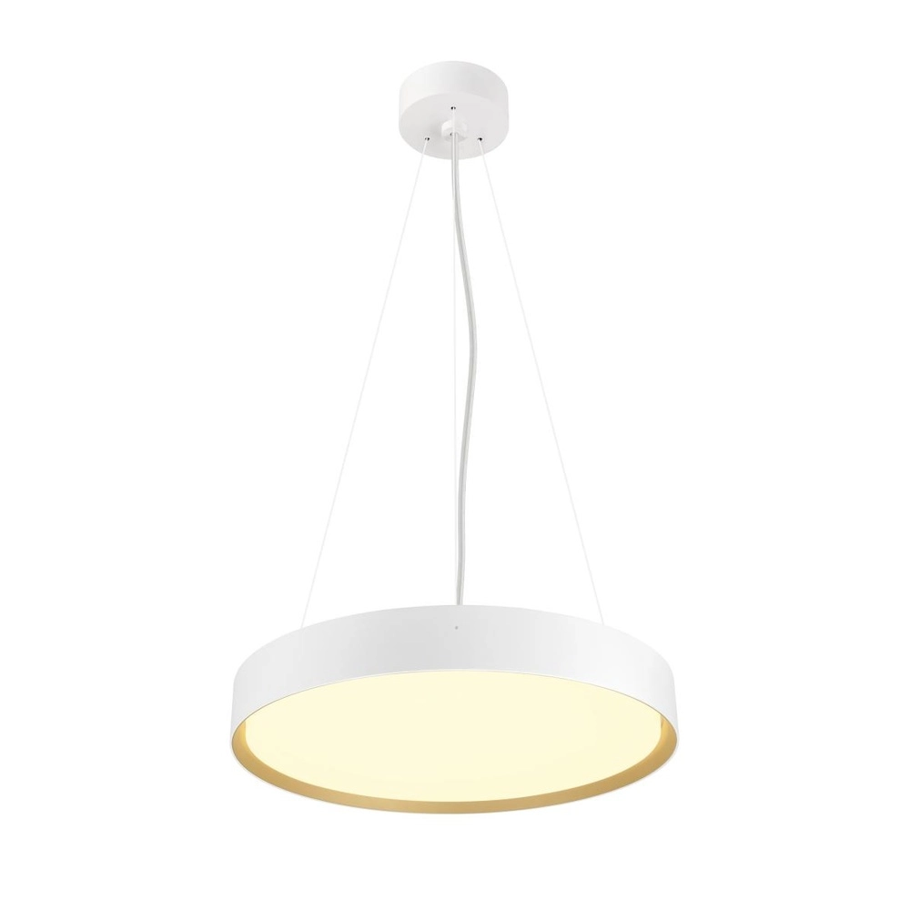 Plafonnier Decona Ø 42cm blanc avec or - 3000K/4000K SLV 4024163302937
