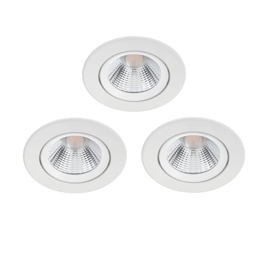 Ensemble de 3 spots Sparkle blanc