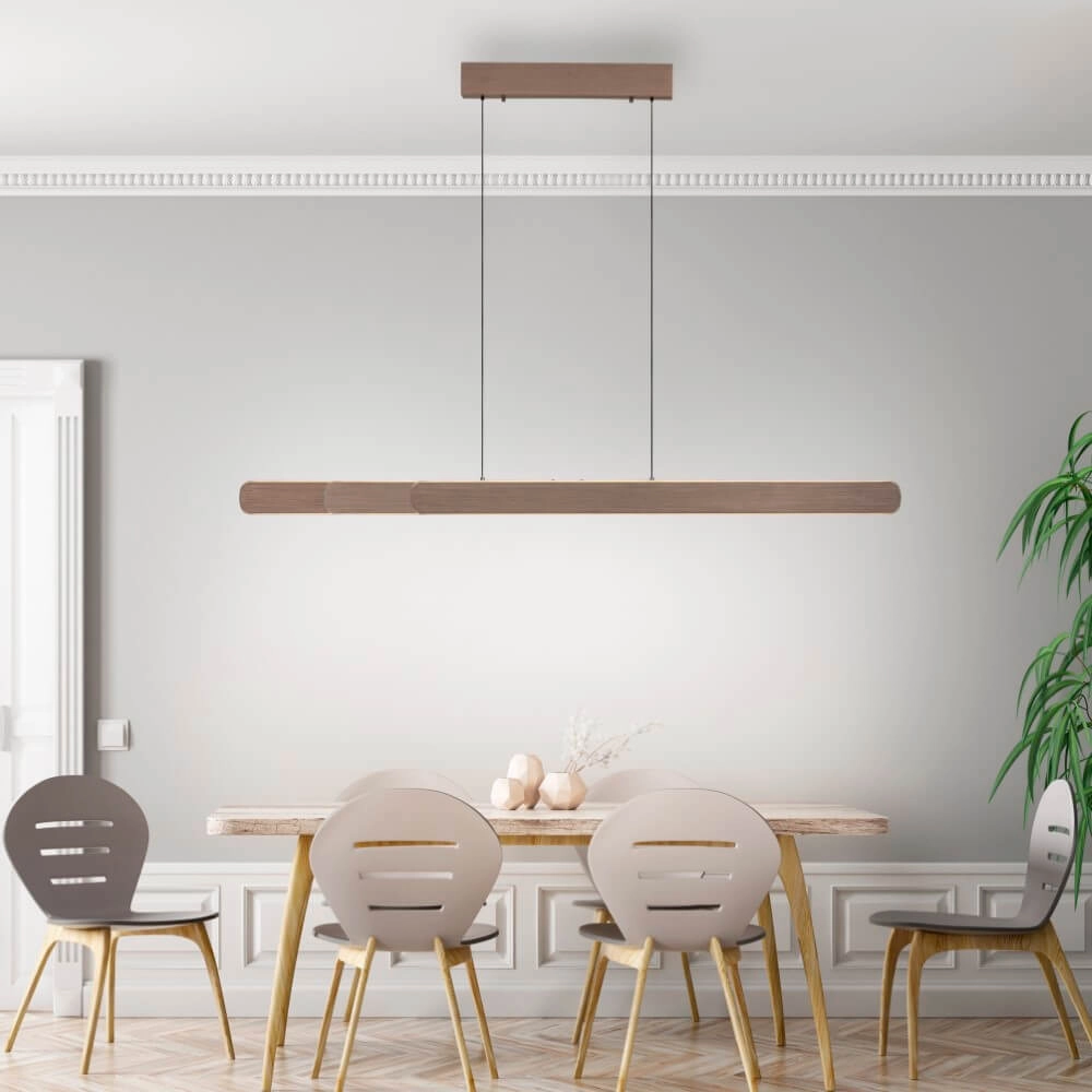 Lampe suspendue design Adriana Round brun Paul Neuhaus 4012248384299