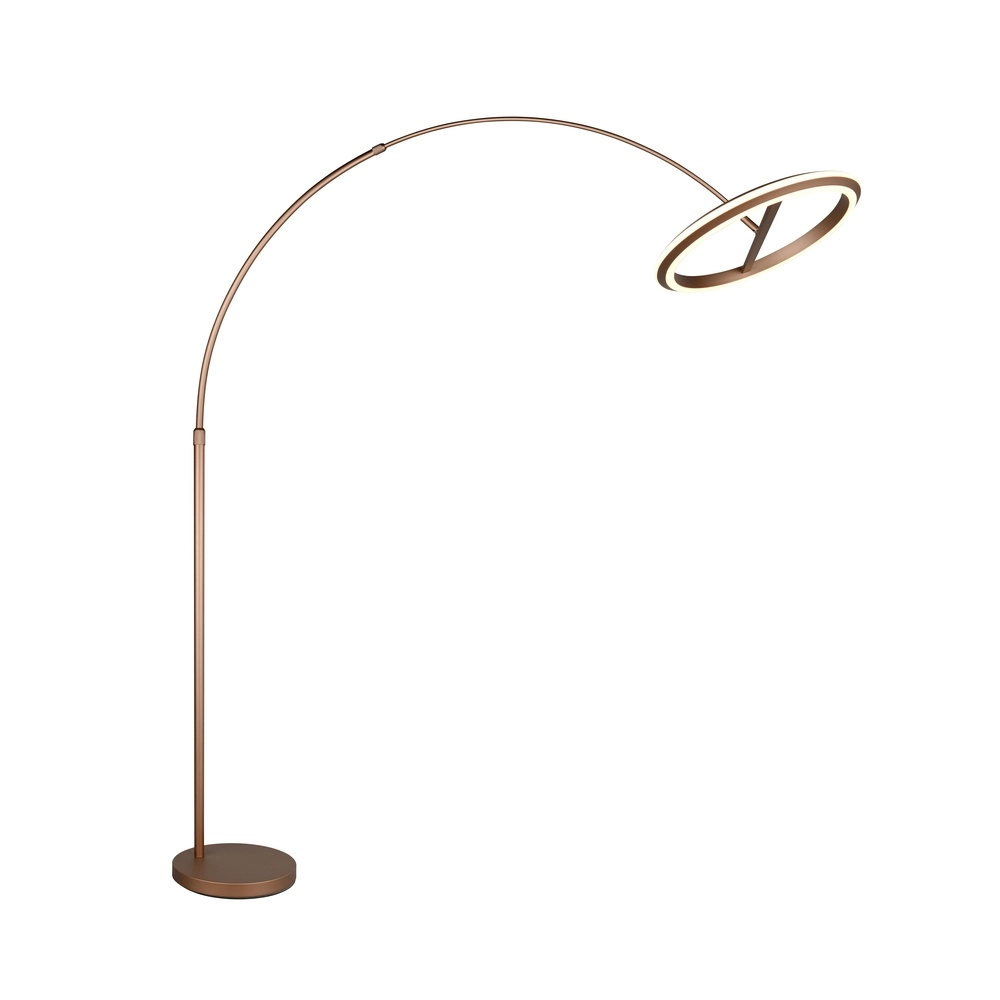 Lampe de pied Amador marron moka Trio 4017807688177