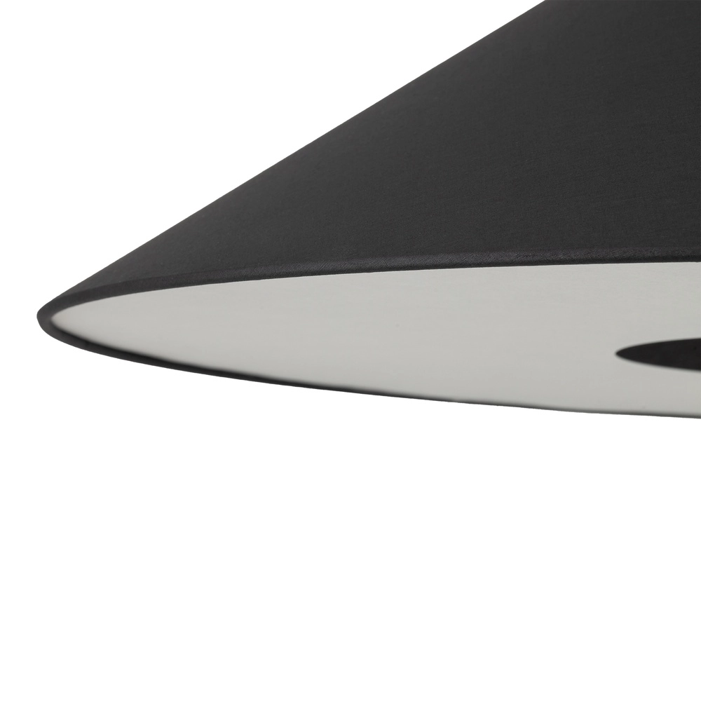 Lampe de pied Poise noir Ø 72cm Lyora 5903139117685