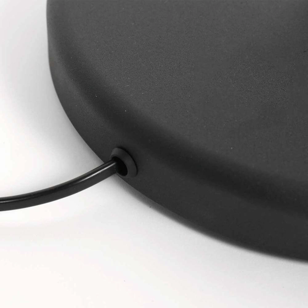 Lampadaire Bella noir avec capuche blanche Steinhauer 8712746174625