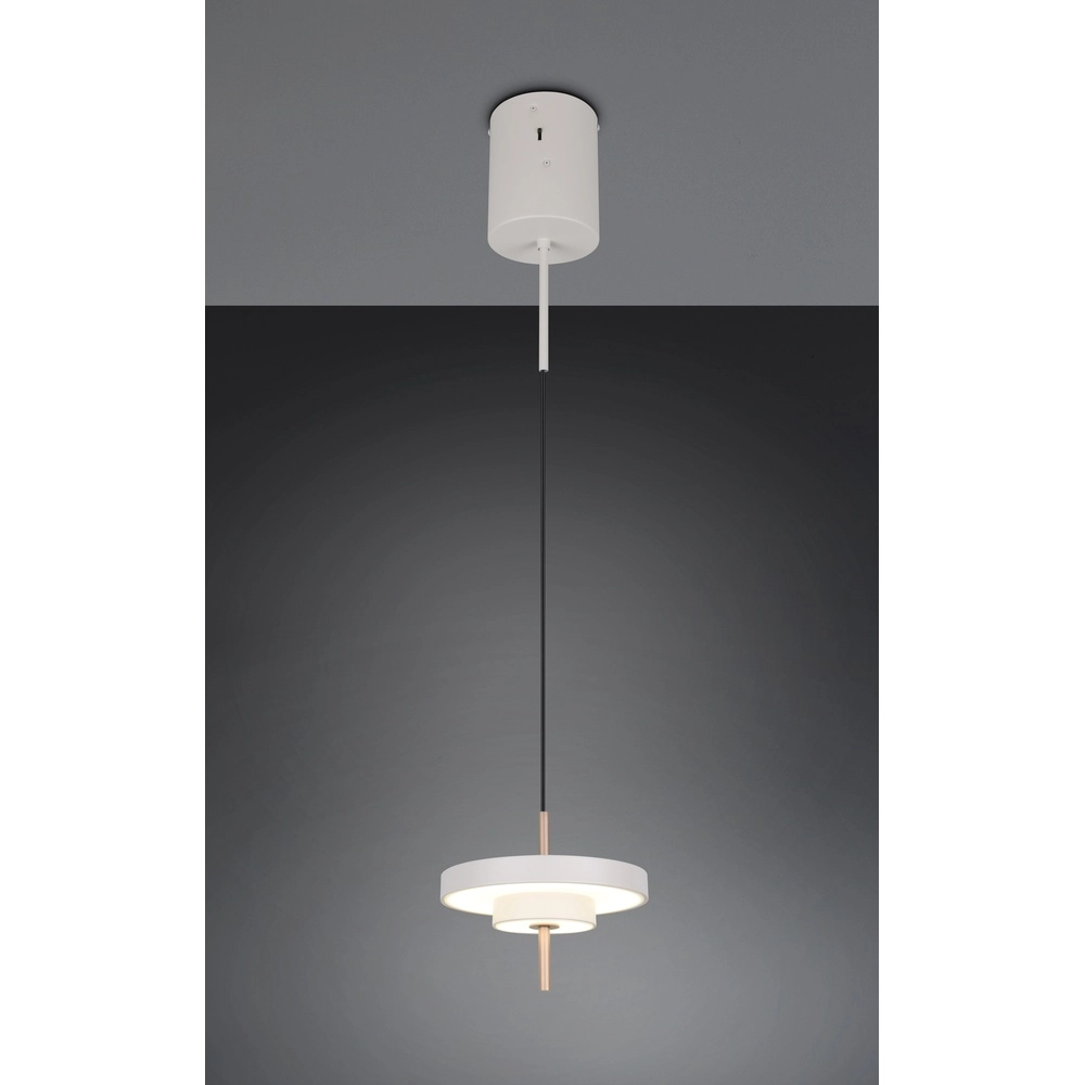 Suspension design Keaton blanc Ø 20cm Trio 4017807653328